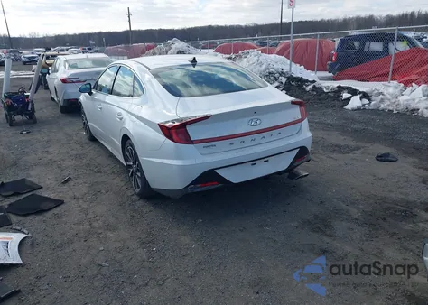2020 Hyundai Sonata Sel Plus z USA, uszkodzony, nr VIN 5NPEJ4J29LH029224